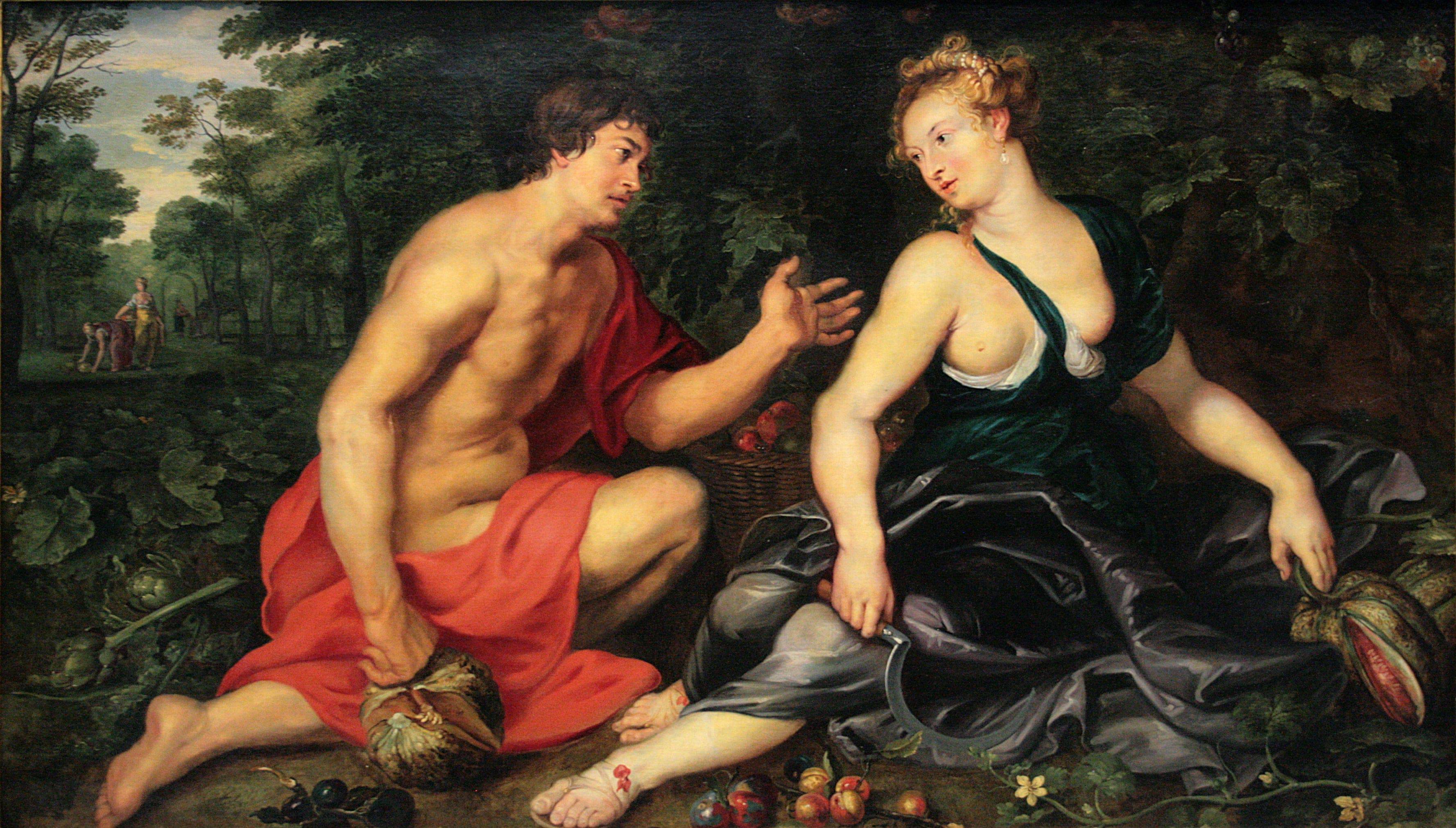 Vertumnus & Pomona - Peter Paul Rubens