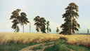A Rye Field by Ivan Shishkin — rural oil painting wall art, Realism