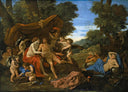 Mars and Venus by Nicolas Poussin — forest oil painting wall art