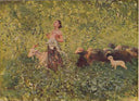 The joy of living by Francesco Paolo Michetti — rural oil painting wall art, Realism