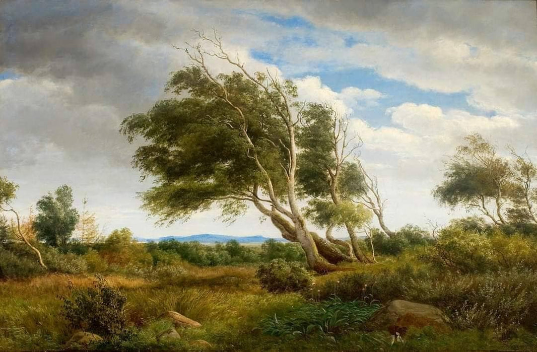 [Unkown] by P. C. Skovgaard — hand-painted landscape oil painting reproduction on canvas