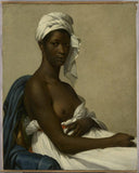 Portrait d'une femme noire by Marie-Guillemine Benoist — female oil painting wall art, Neoclassicism