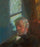 Portrait of the Artistâs Father, the Innkeeper Erik Brøndum in home office