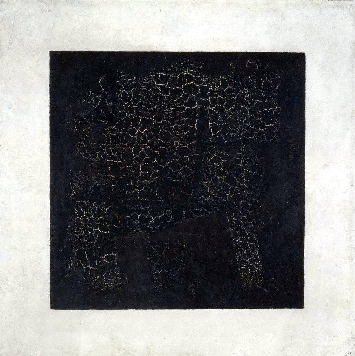 Black Suprematistic Square