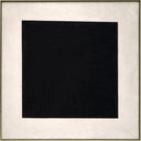 Black Square (3rd version) by Kazimir Malevich — hand-painted abstract oil painting reproduction on canvas
