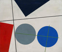 Two Circles, Planes and Crosses by Sophie Taeuber-Arp — hand-painted abstract oil painting reproduction on canvas