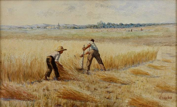 Harvest Scene in France