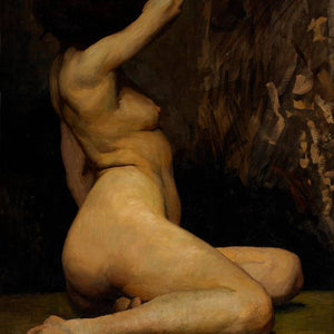 [Nude Female] First Study for: Adoration of the Ages