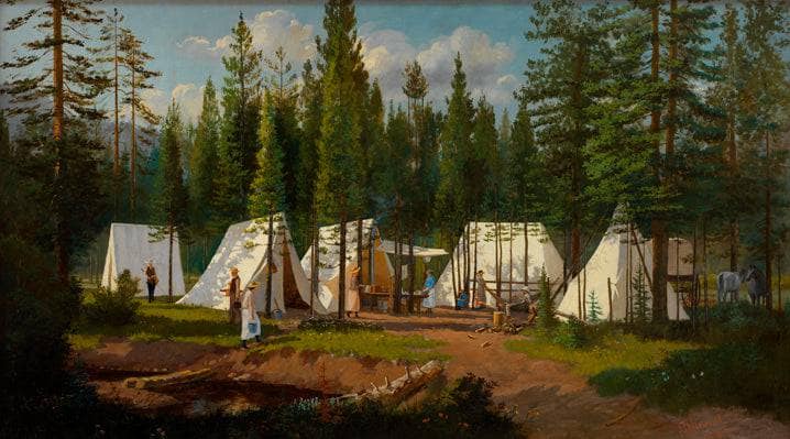 Richards' Camp, Holiday Park Weber Canyon on gallery wrap