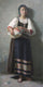 Italian Flower Girl in apartment