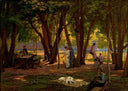 All the World's a Stage, Liberty Park by James Taylor Harwood — forest oil painting wall art, Realism