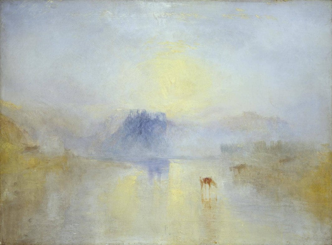 Norham Castle, Sunrise by J.M.W. Turner — hand-painted impressionism oil painting reproduction on canvas