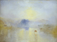Norham Castle, Sunrise by J.M.W. Turner — hand-painted impressionism oil painting reproduction on canvas