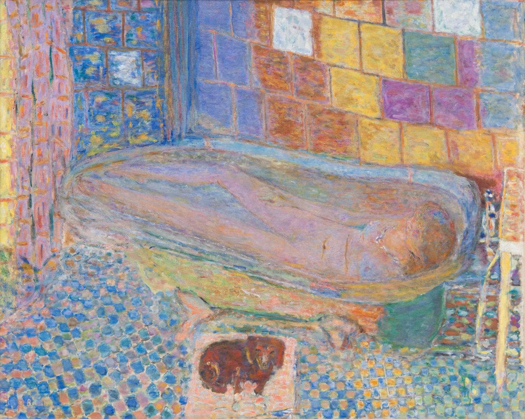 Nude in Bathtub by Pierre Bonnard — hand-painted abstract oil painting reproduction on canvas