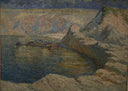 California Coast by James Taylor Harwood — hand-painted landscape oil painting reproduction on canvas