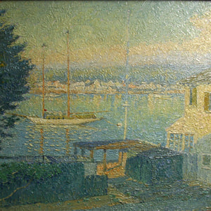 Creeping Shadows: Yachts at Rest,Balboa, California