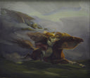 Lamia by Georgi Mashev — rock oil painting wall art, Symbolism