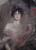Portrait of Mademoiselle Emilienne Le Roy in entryway