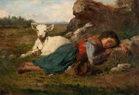 Two friends by Joaquín Agrasot — hand-painted landscape oil painting reproduction on canvas