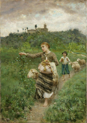 Return from the fields - Francesco Paolo Michetti