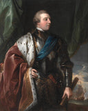 George III by Benjamin West — hand-painted portrait oil painting reproduction on canvas