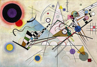 Composition 8 by Wassily Kandinsky — hand-painted abstract oil painting reproduction on canvas
