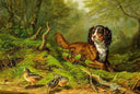 The Intruder by Arthur Fitzwilliam Tait — hand-painted animal oil painting reproduction on canvas