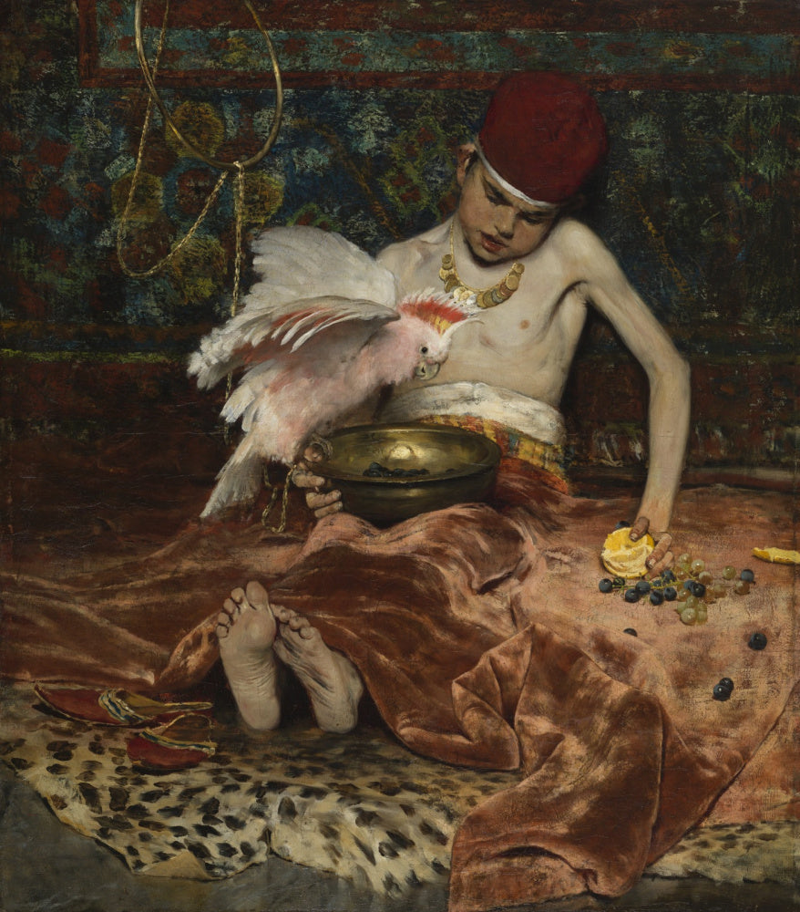The Turkish Page by William Merritt Chase — hand-painted cultural oil painting reproduction on canvas