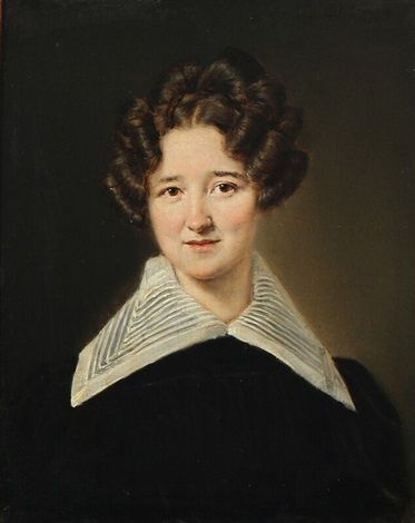 Portrait of Augusta Collin née Petzholdt - Christian Albrecht Jensen