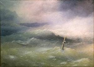 Storm on the Azov Sea in April 1886 - Ivan Aivazovsky