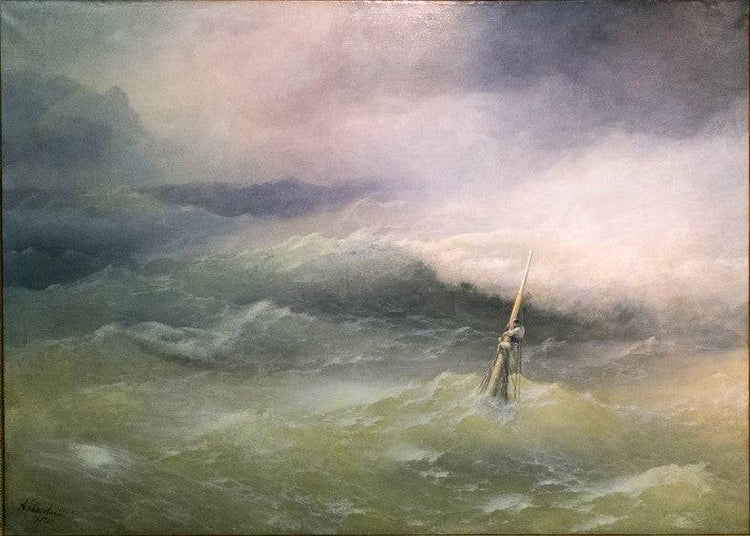 Storm on the Azov Sea in April 1886 - Ivan Aivazovsky