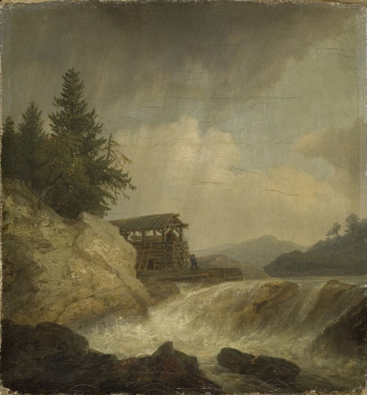 Nordic Landscape with a Waterfall - Christian Ezdorf