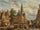 The market square and town hall of Bolsward in summer in living room