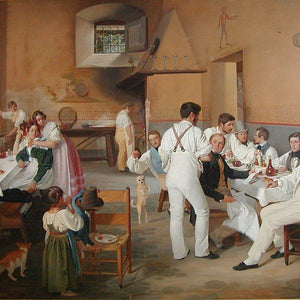 Danish Artists in the Roman Inn La Gensola