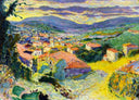 Landscape at Le Cannet by Pierre Bonnard — hand-painted landscape oil painting reproduction on canvas