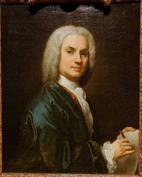 Self-Portrait by Jacopo Amigoni — hand-painted portrait oil painting reproduction on canvas