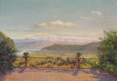 Lake Maggiore by Angelo Morbelli — valley oil painting wall art, Divisionism