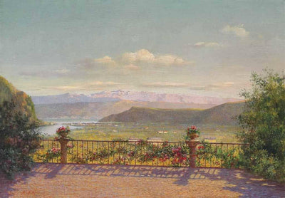 Lake Maggiore by Angelo Morbelli — oil painting reproduction