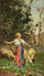 Shepherdess in living room