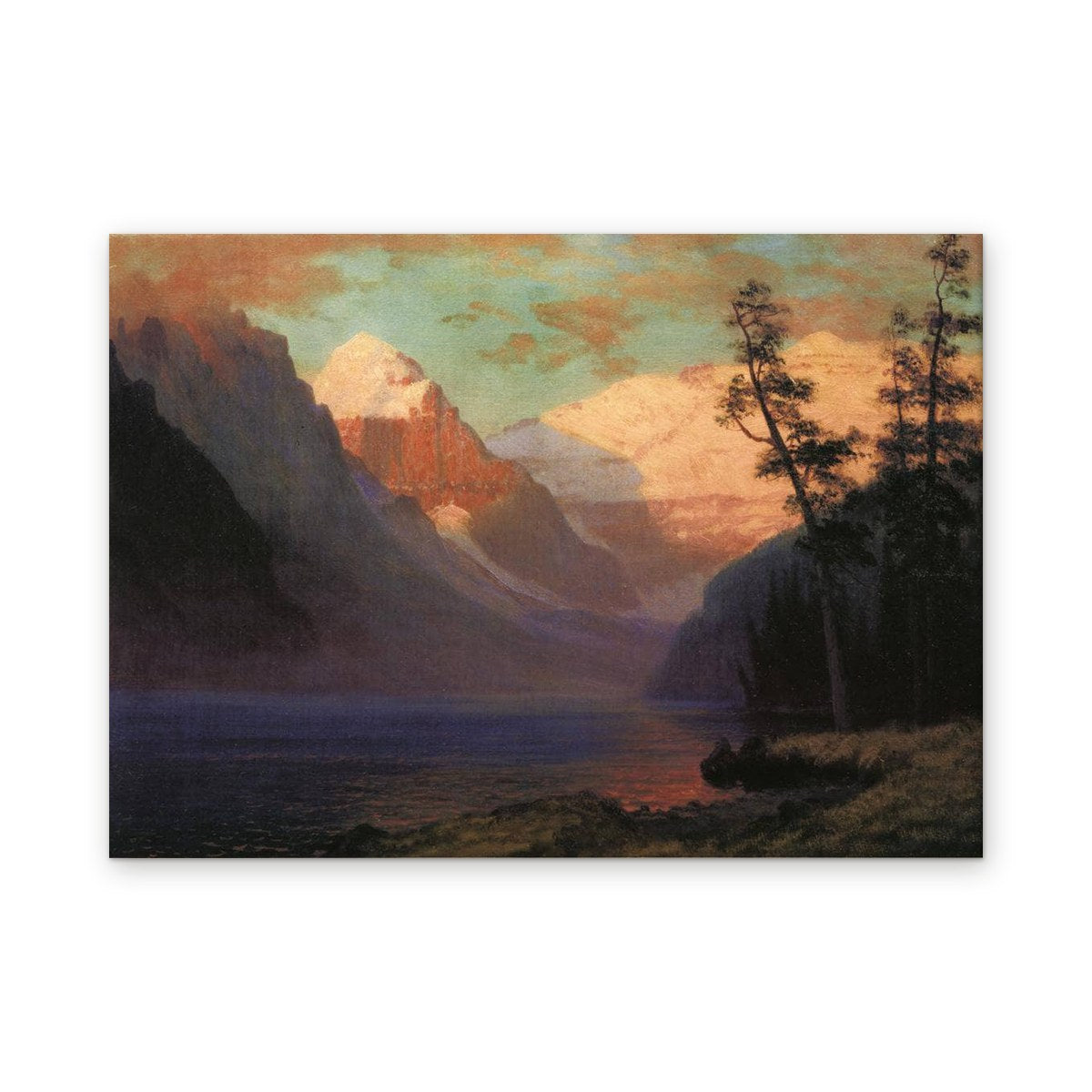 Evening Glow, Lake Louise — Gallery Wrap, Gallery Wrap · 21'' × 15''