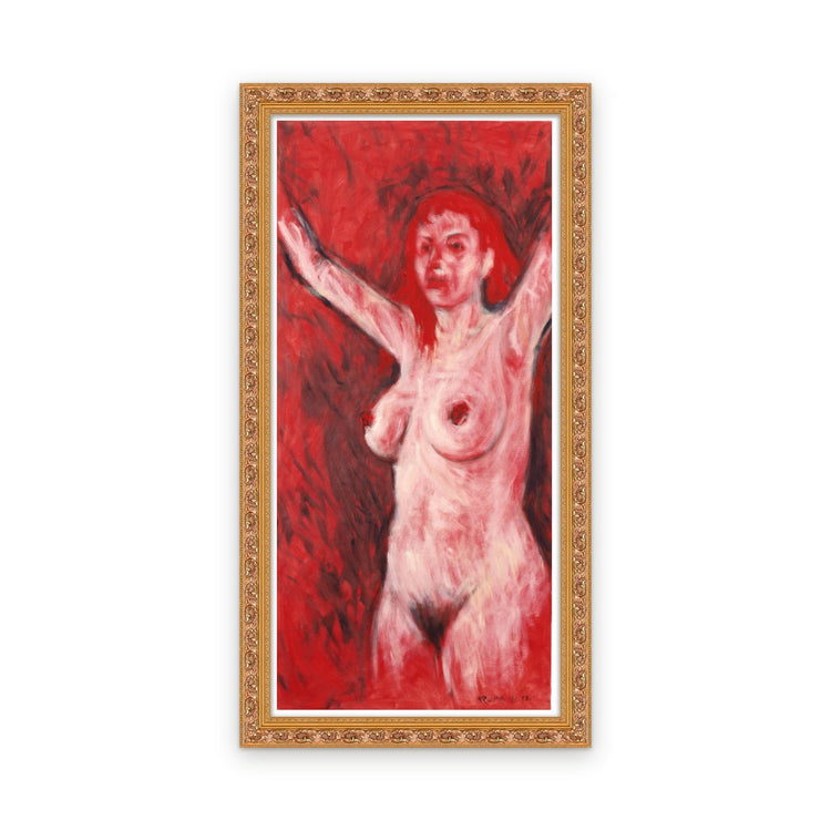 The Red One — Framed, Framed in Classic Ornate · 19'' × 39''