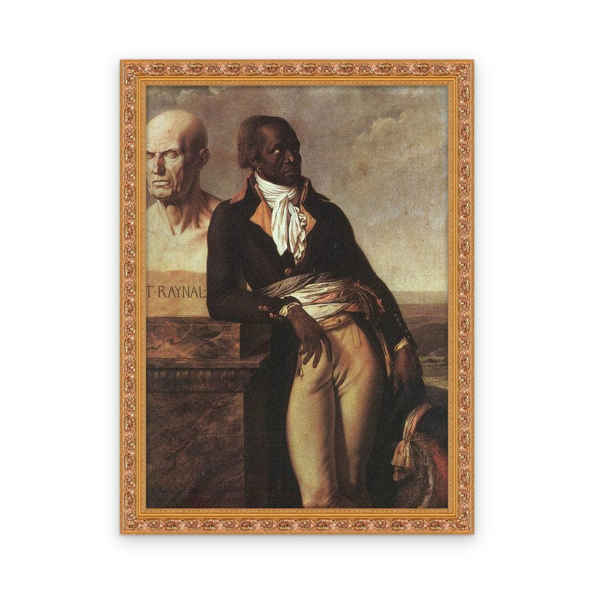 Portrait of Jean-Baptiste Belley, Deputy for Saint-Domingue — Framed, Framed in Classic Ornate · 23'' × 32''