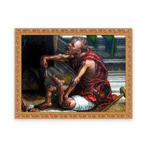 Last Judgement and the Seven Acts of Mercy — Framed, Framed in Classic Ornate · 31'' × 23''