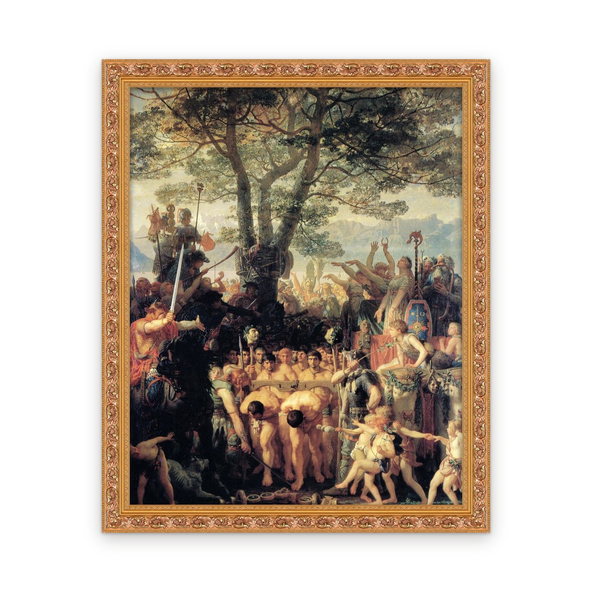 Romans Under the Yoke — Framed, Framed in Classic Ornate · 24'' × 30''