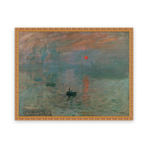 Impression, Sunrise — Framed, Framed in Classic Ornate · 56'' × 43''