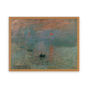 Impression, Sunrise — Framed, Framed in Classic Ornate · 67'' × 51''