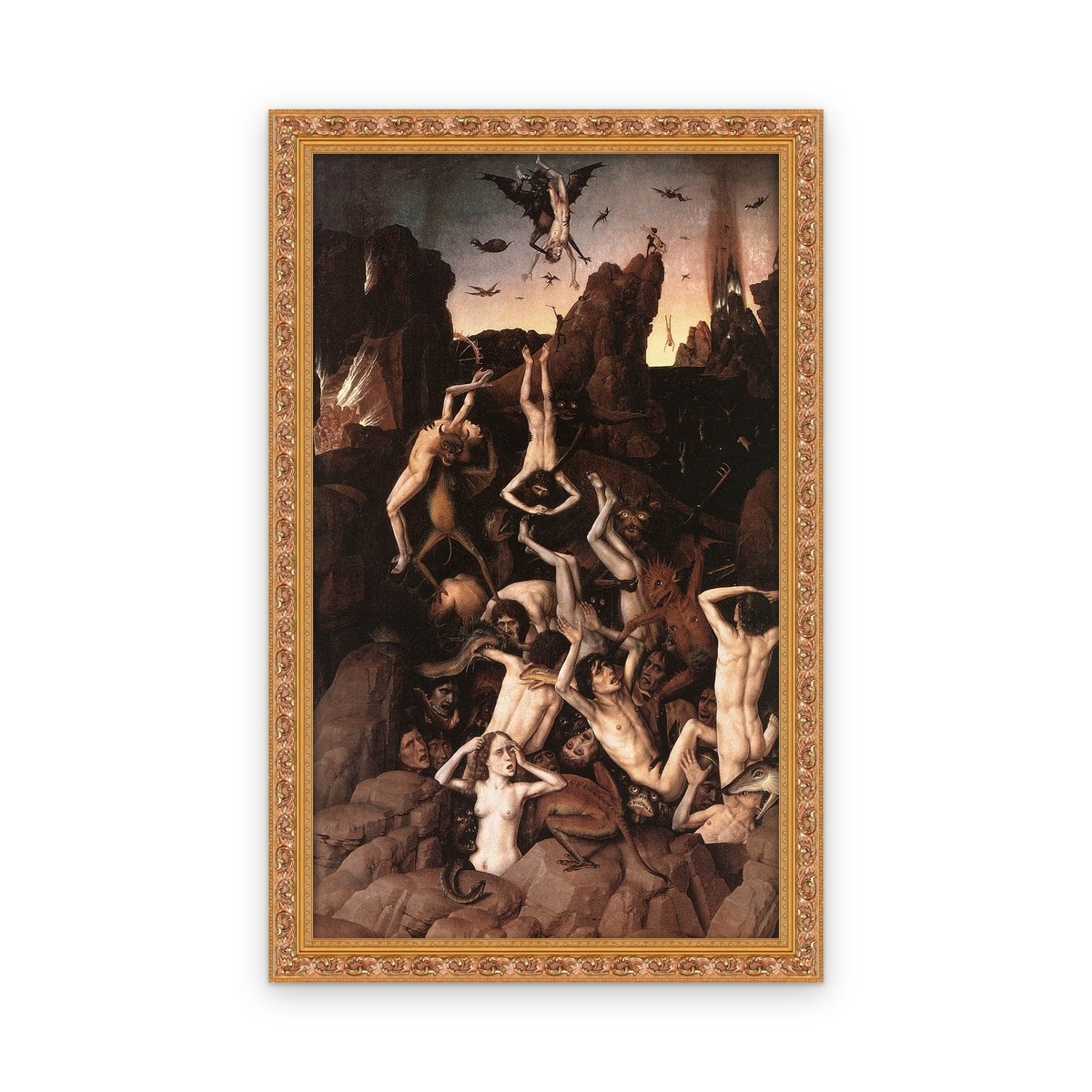 Hell — Framed, Framed in Classic Ornate · 21'' × 35''