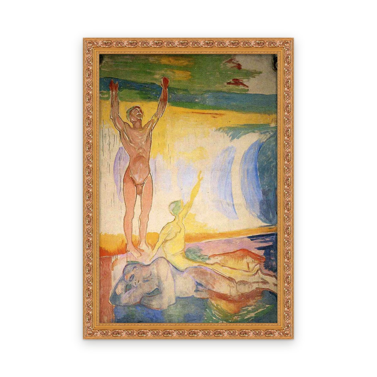 Awakening Men — Framed, Framed in Classic Ornate · 22'' × 33''