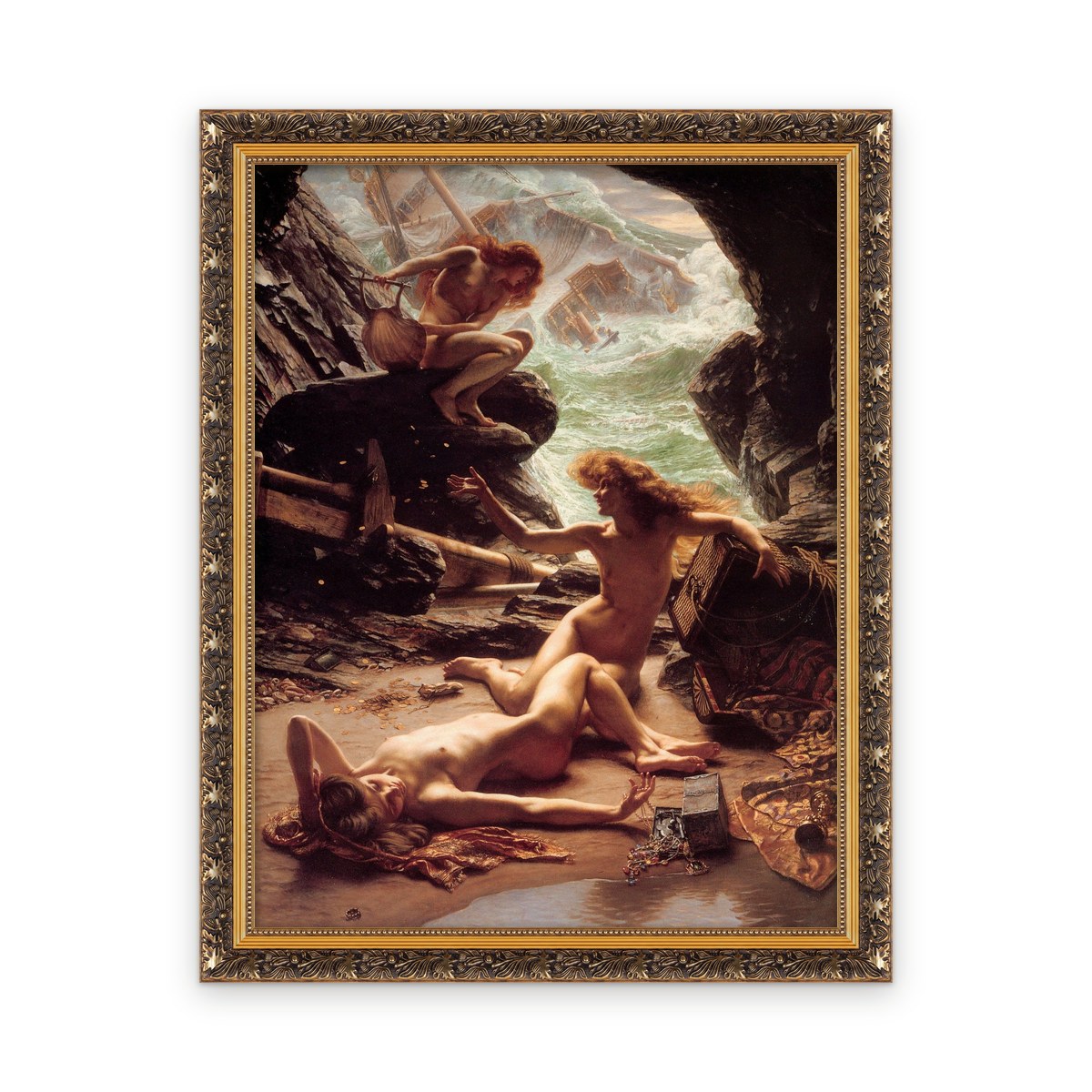 Cave of the Storm Nymphs — Framed, Framed in Classic Baroque · 23'' × 30''