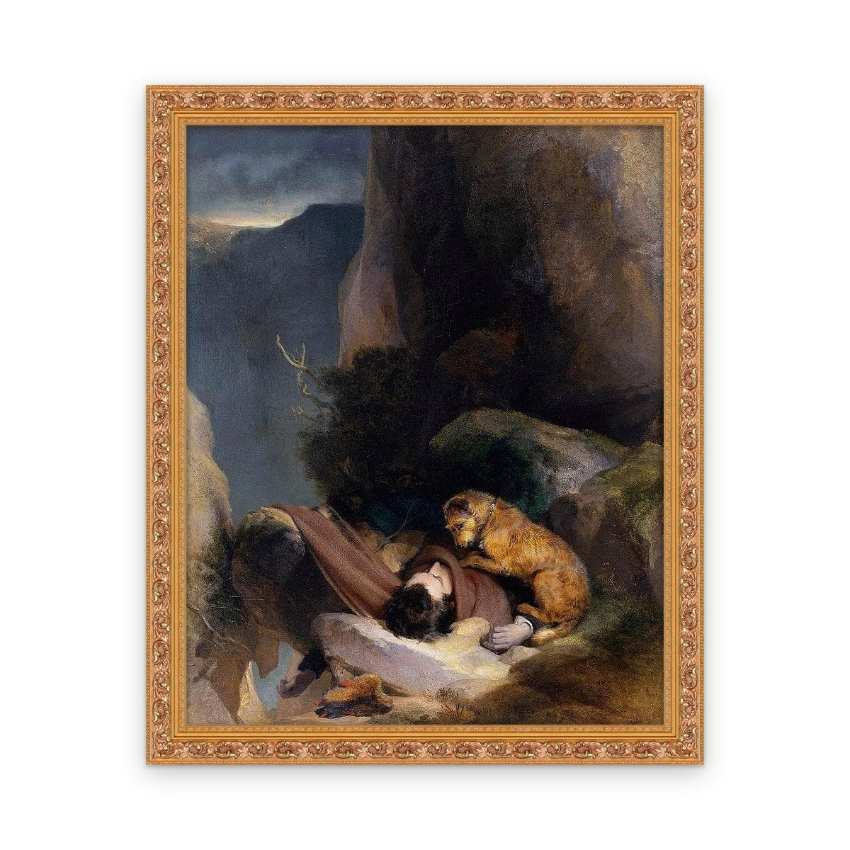 Attachment — Framed, Framed in Classic Ornate · 24'' × 30''